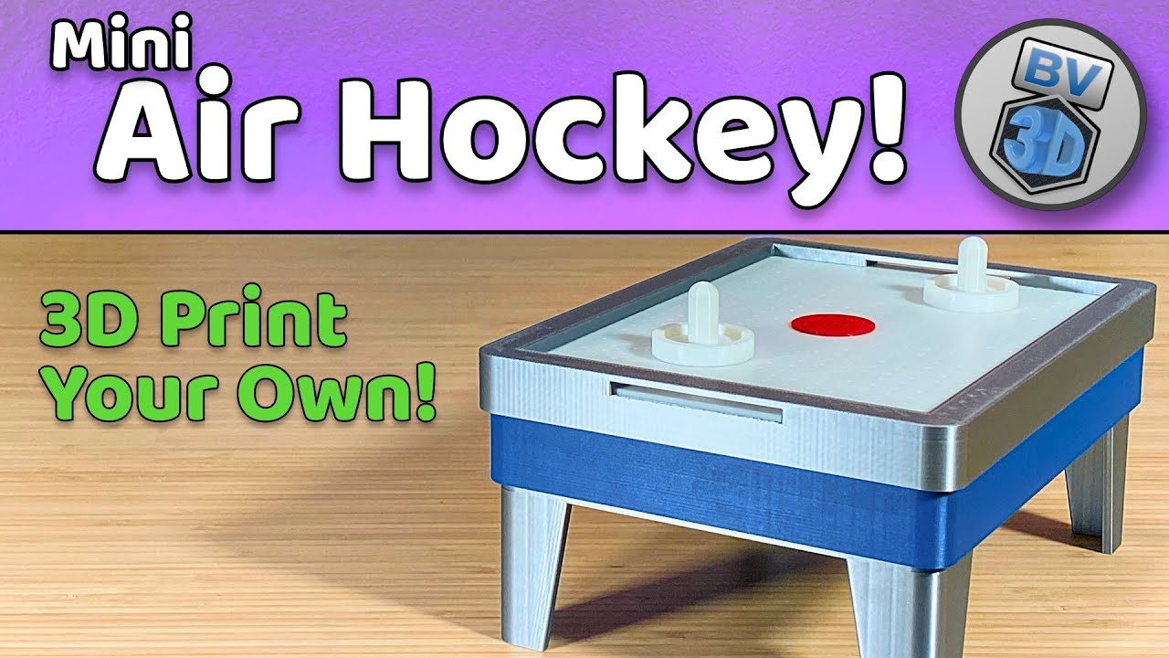 I Tried to 3D Print a Hovercraft… It Became Air Hockey!