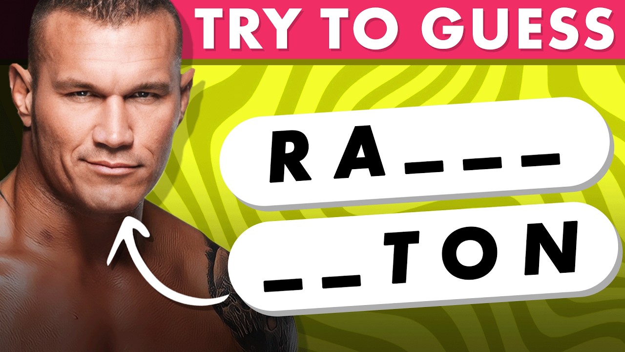 Can You Guess All 50 Superstars with Missing Letters? 🏆