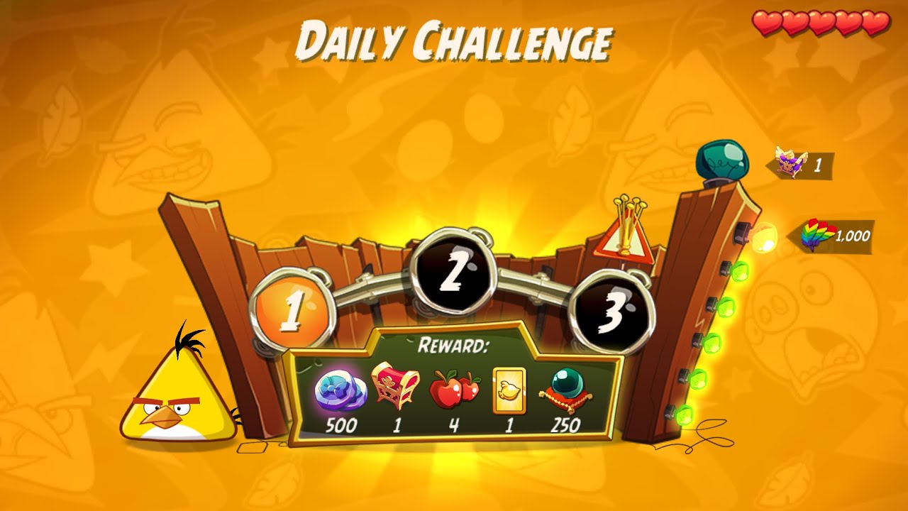 DC 4-5-6 Rooms - No Red,Blues,Chuck,Hal - Daily Challenge, Angry Birds 2