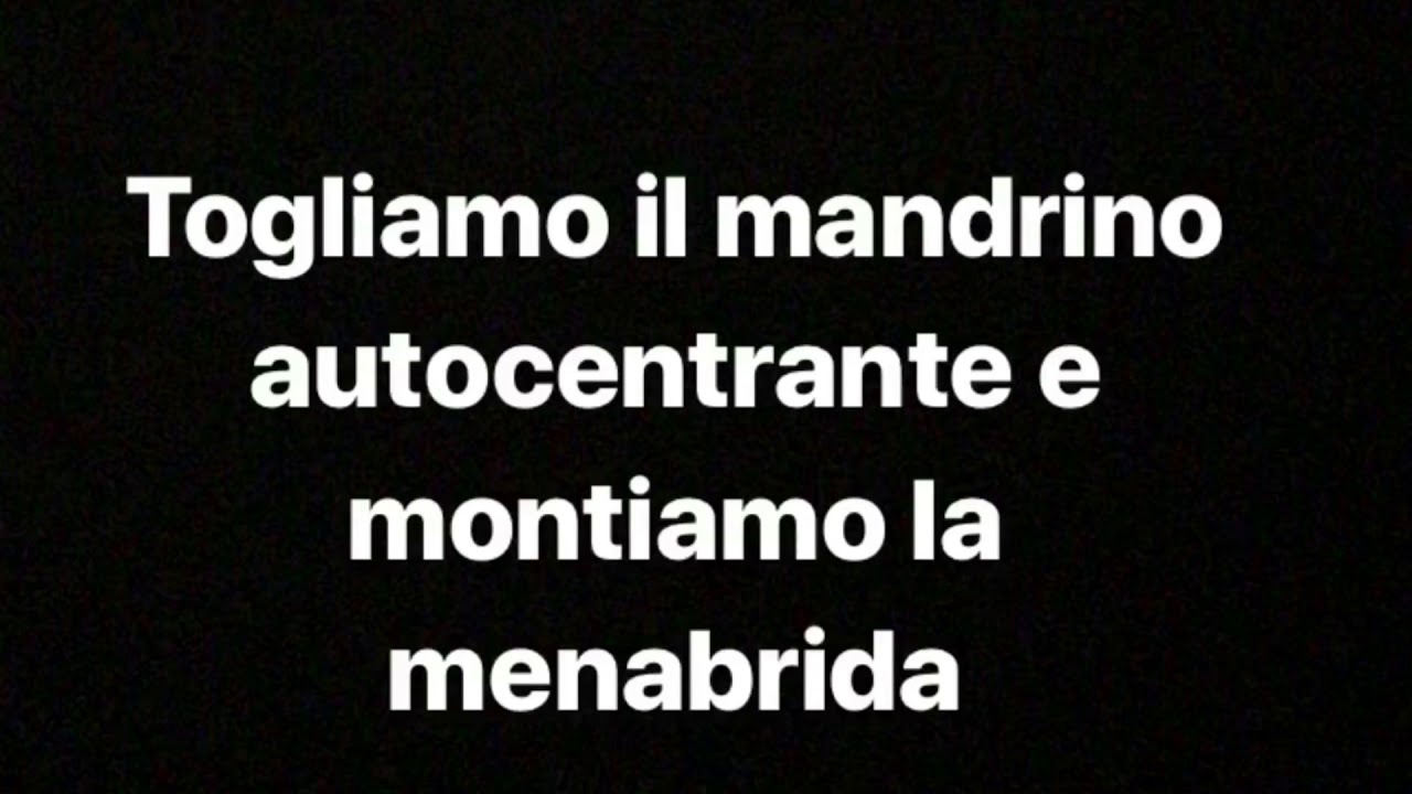 Lavorazione di un perno eccentrico