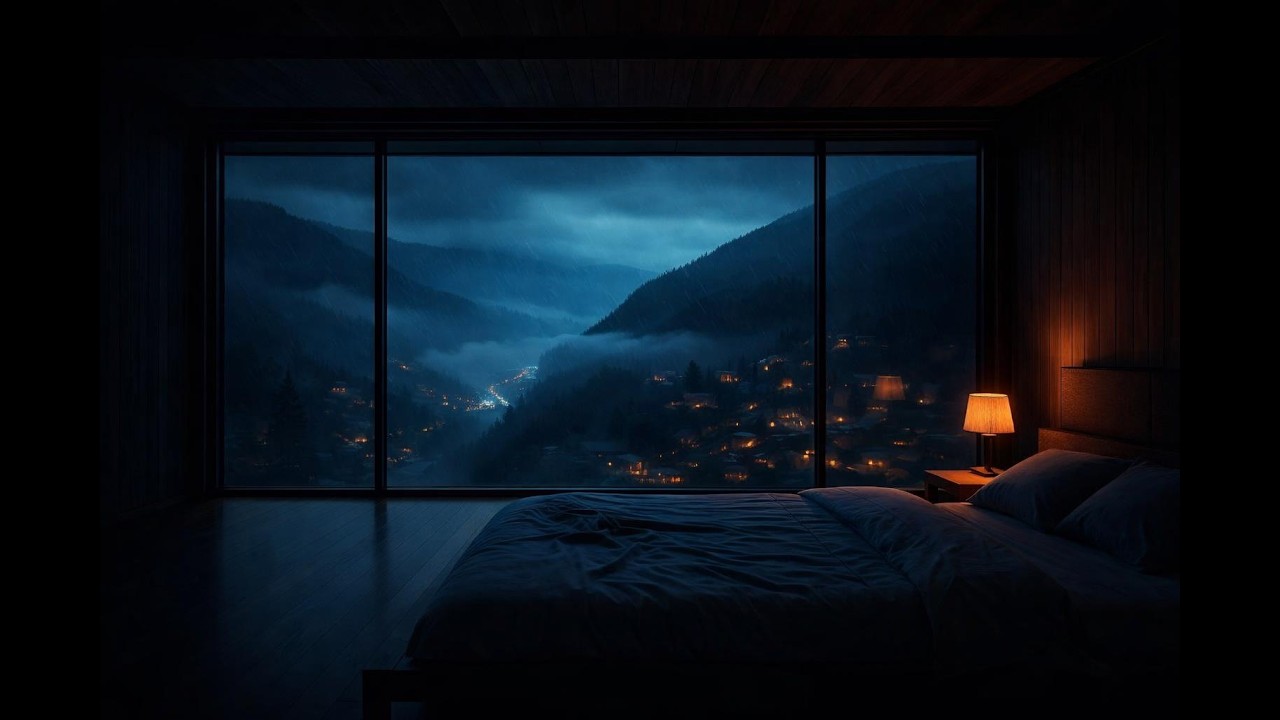 8 Hours Rain Sounds for Sleeping 🌧 Relaxing Night Rain Ambience for Deep Sleep