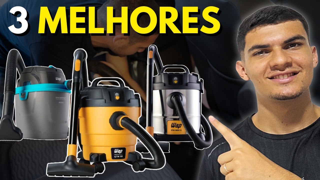 Guia dos 3 Melhores Aspiradores de Pó e Água BONS E BARATOS 2025!