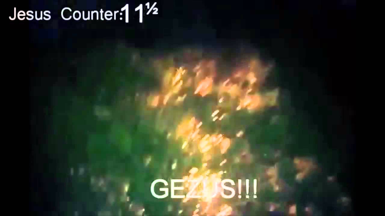 Firework Fail and 'Jesus' Counter