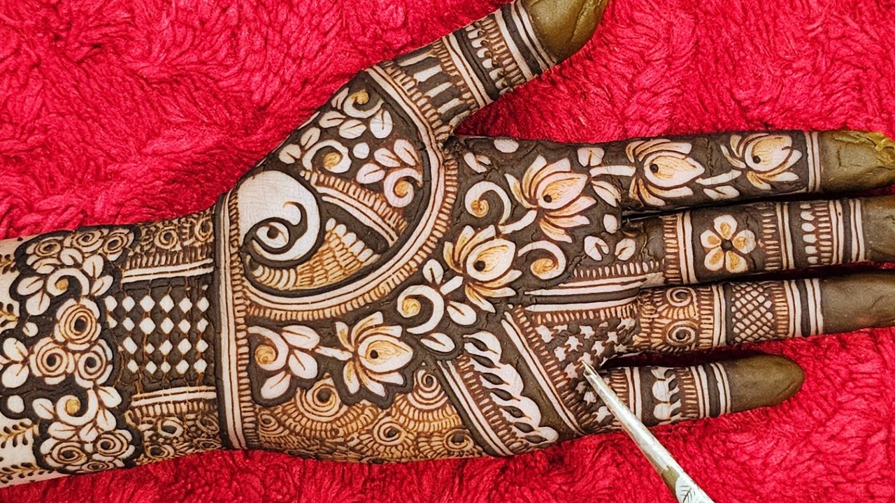 Easy & Simple Full Hand Mehndi Design | Latest Front Side Bharwa Mehandi | Step By Step Asaan Mehndi