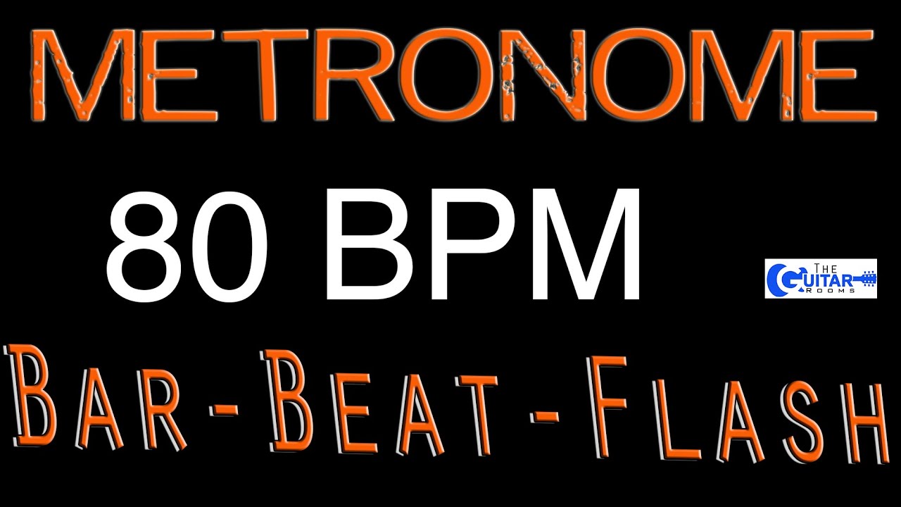 80 BPM FREE Metronome Best Free Online Metronome  Beats Per Minute Counter Flash Drummers Metronome