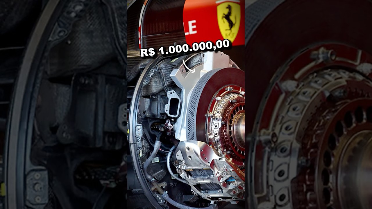 Os freios da F1: Mais de 1 milh&atilde;o de reais!