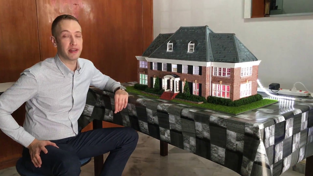Scale model Home alone house