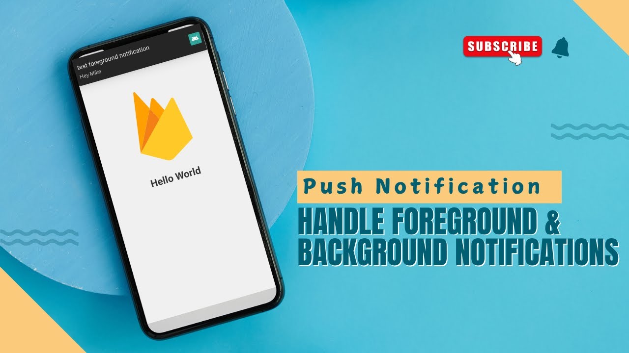 Handle Foreground & Background Notifications in React Native | Push Notifications Tutorial