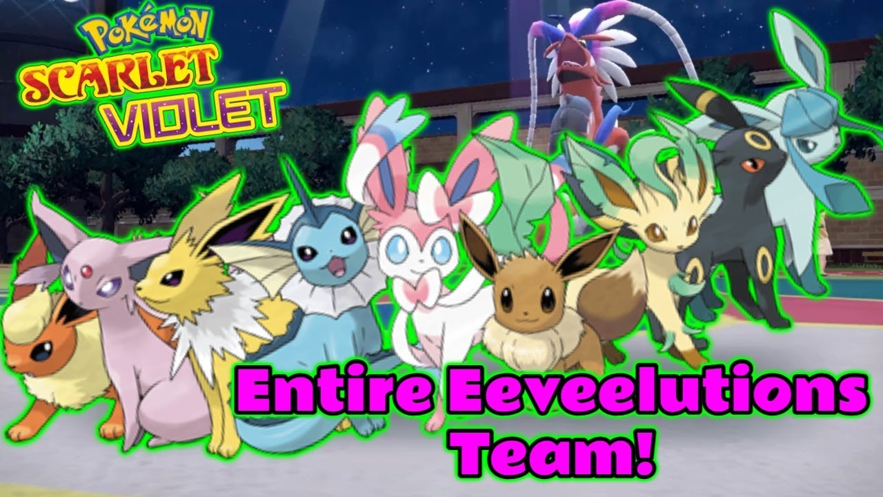 FULL EEVEELUTIONS TEAM! - Pokemon Scarlet/Violet Wifi Battles
