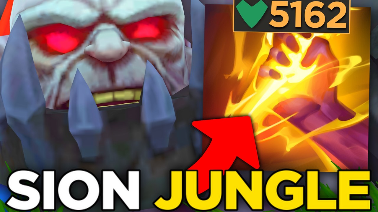Sion JUNGLE idzie po rekord HP w League of Legends