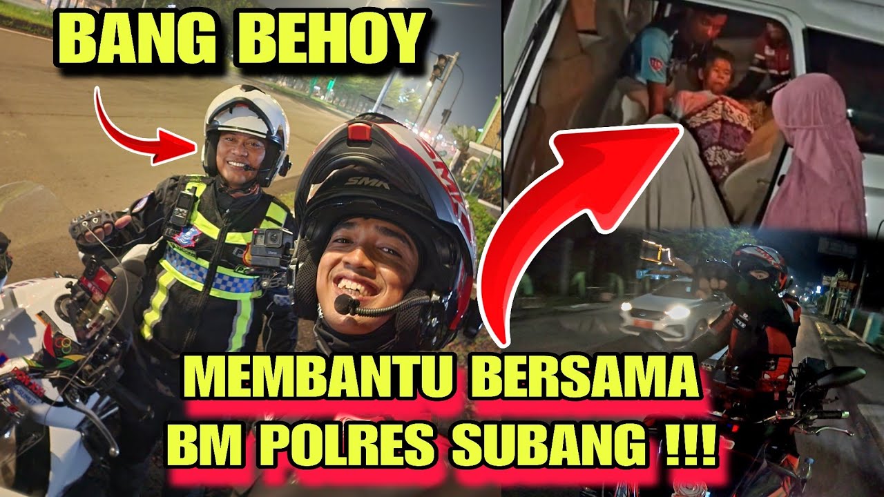 BERSAMA POLISI BM POLRES SUBANG !! MENGAWAL MOBIL DESA