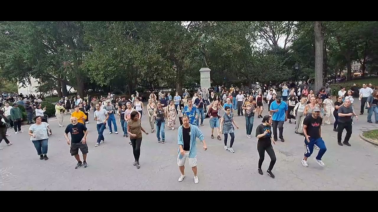 Mi Salsa Dura Baile 🔥 Washington Square Park Live! #nycdance 