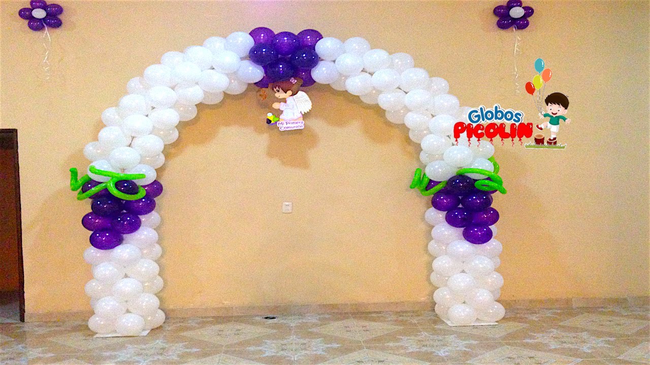 Como hacer un arco con uvas para primera comunión fácil # 52