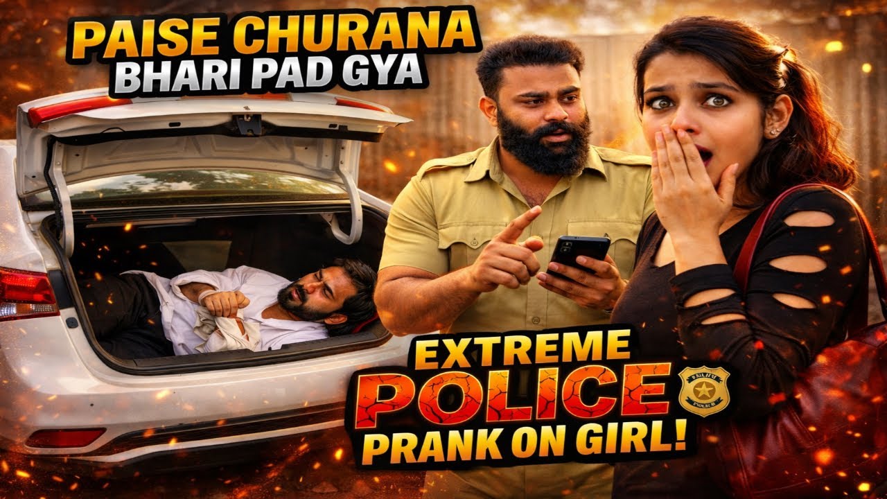 PAISE CHURANA BHARI PAD GAYA! 😱 Extreme Police Prank On Girl | ANS Entertainment 2026