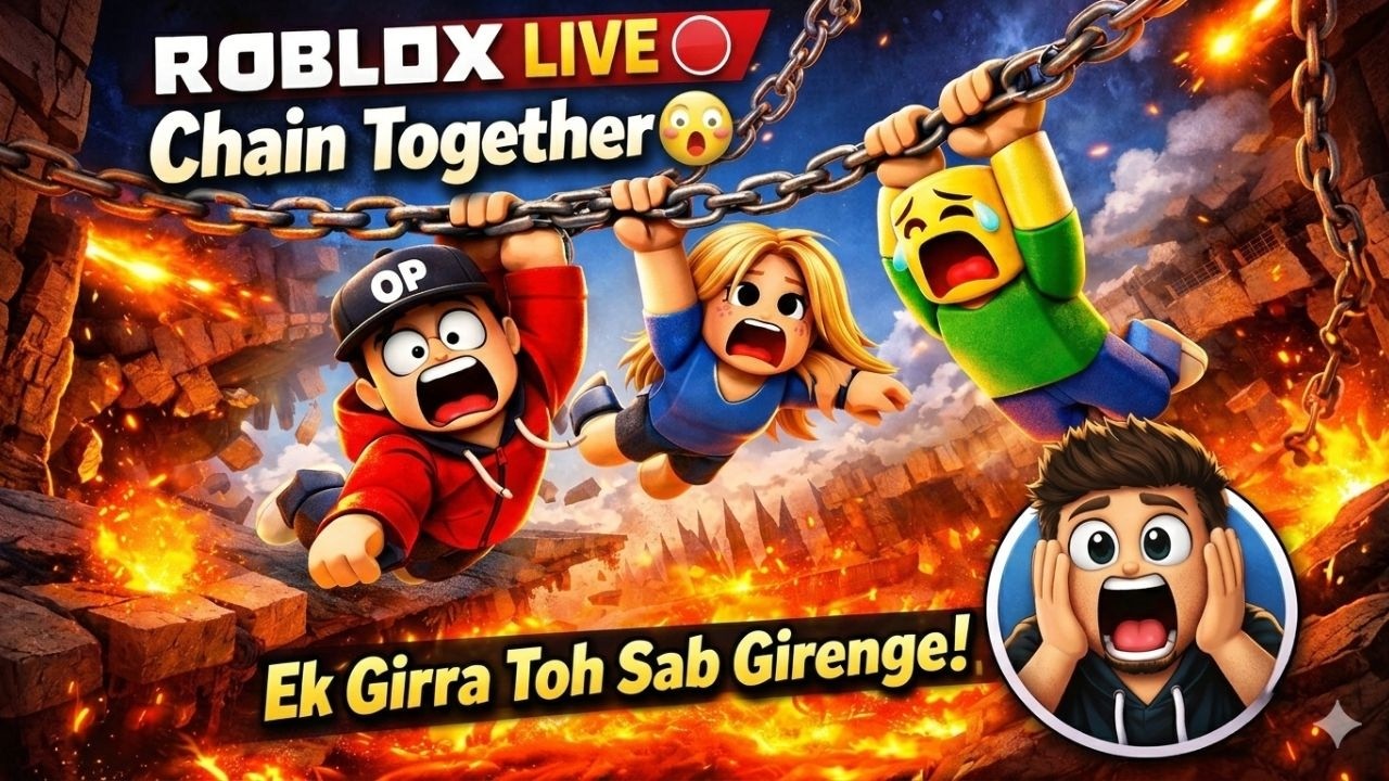 ROBLOX LIVE 🔴 | Chain Together Challenge 😱 | Escape Kar Paayenge?
