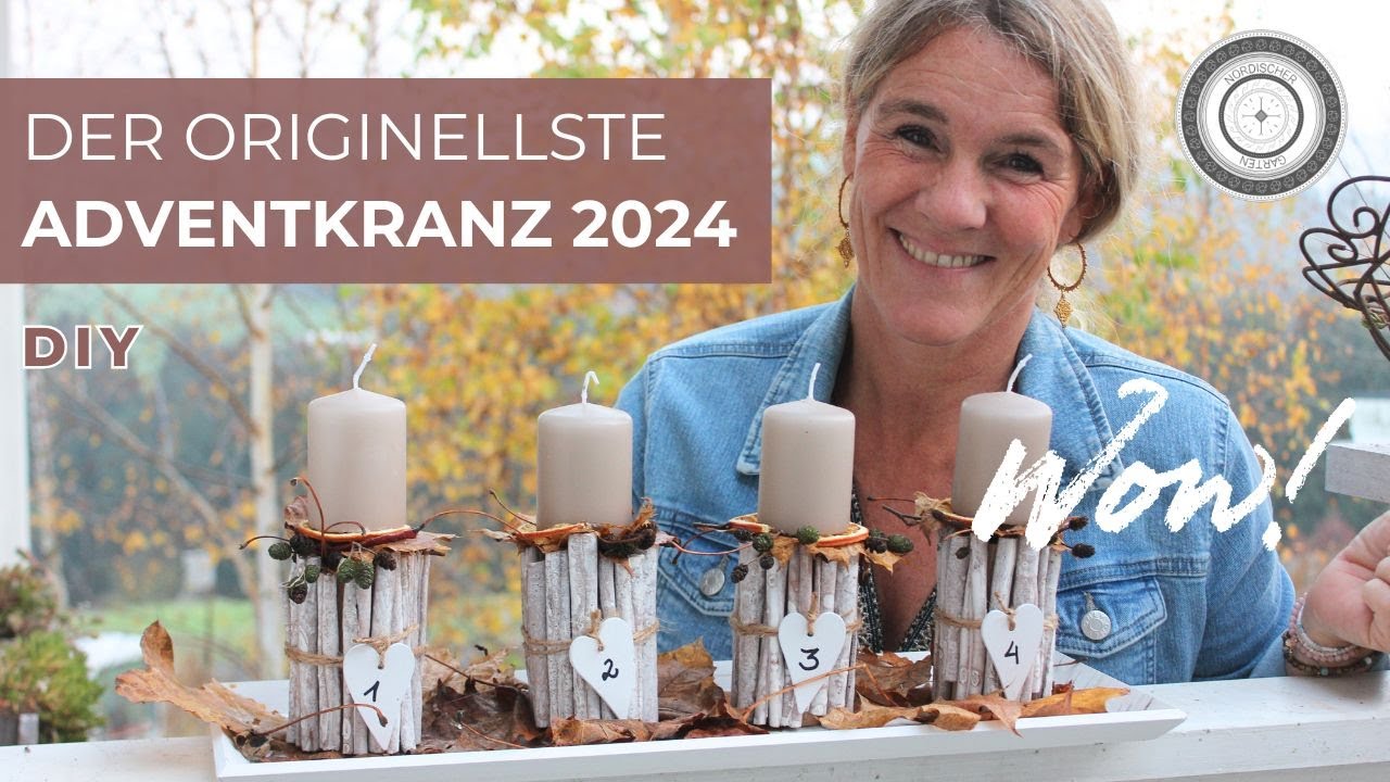 DIY - KERZENSTÄNDER  selber machen - KINDERLEICHT