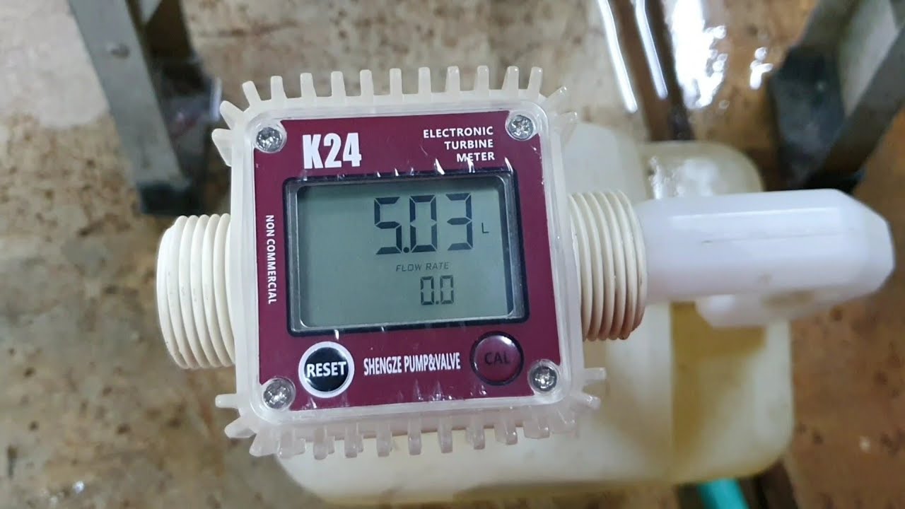 K24 Turbine Digital LCD - Flow meter - วัดการไหลแบบอัลตร้าโซนิค