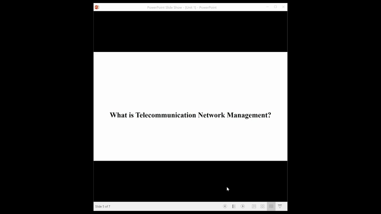 Introduction to Telecommunication Network Management