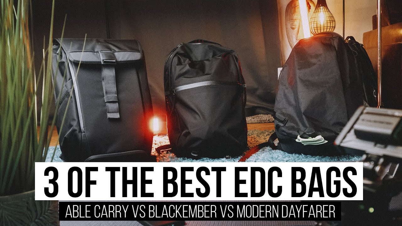 EDC Backpack Battle: Able Carry vs Blackember vs Modern Dayfarer