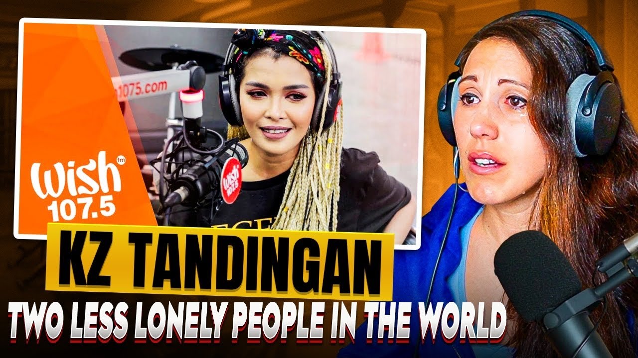 FIRST TIME HEARING KZ Tandingan 🤯 Two Less Lonely People In the World #reaction #kztandingan