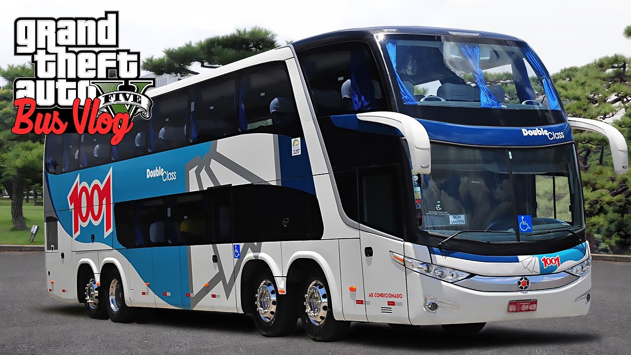 GTA V BusVlog: Viagem de Volta Busão 1001 Marcopolo Paradiso 1550 G6 6x2 #15
