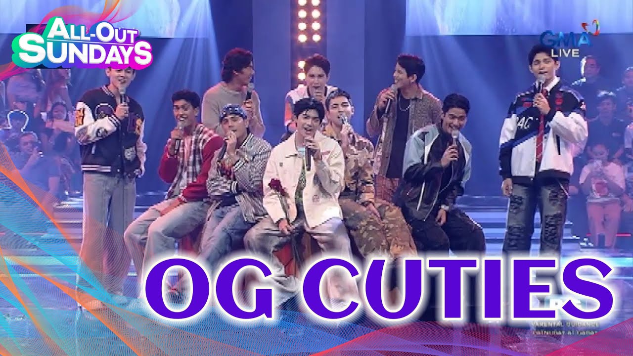 OG Cuties serenade the crowd with “Tanging Ikaw” by Sugarcane! | All-Out Sundays