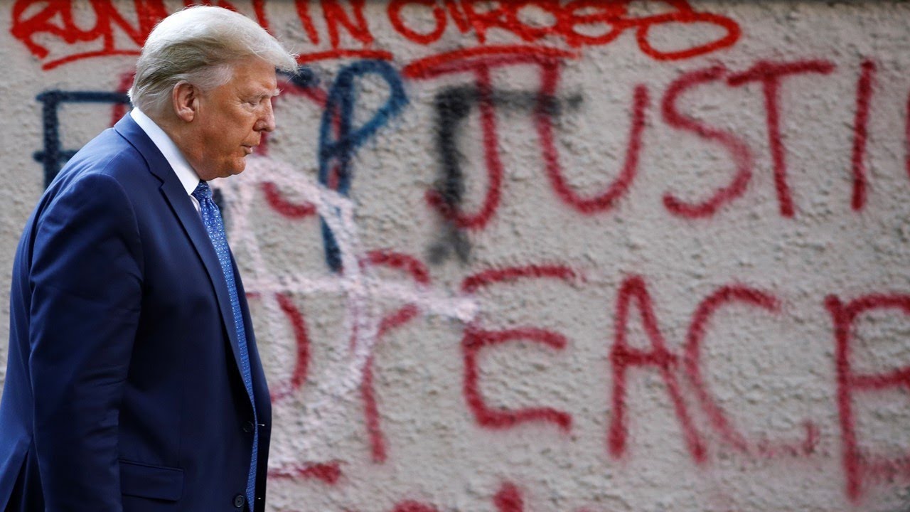 US democratic process called into question over protests