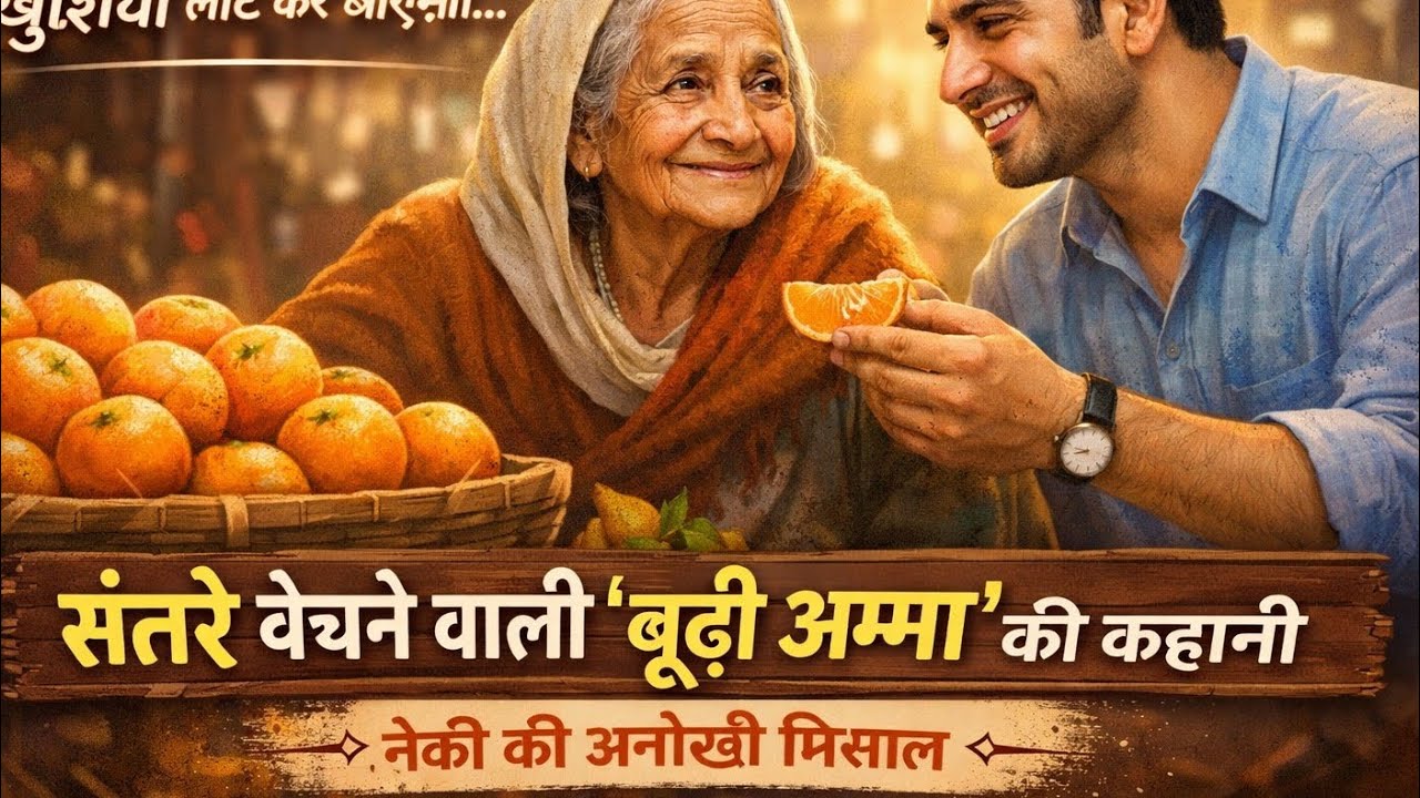 संतरे बेचने वाली बूढ़ी अम्मा और प्रेम की कहानी motivational story in hindi | hindi motivation story 