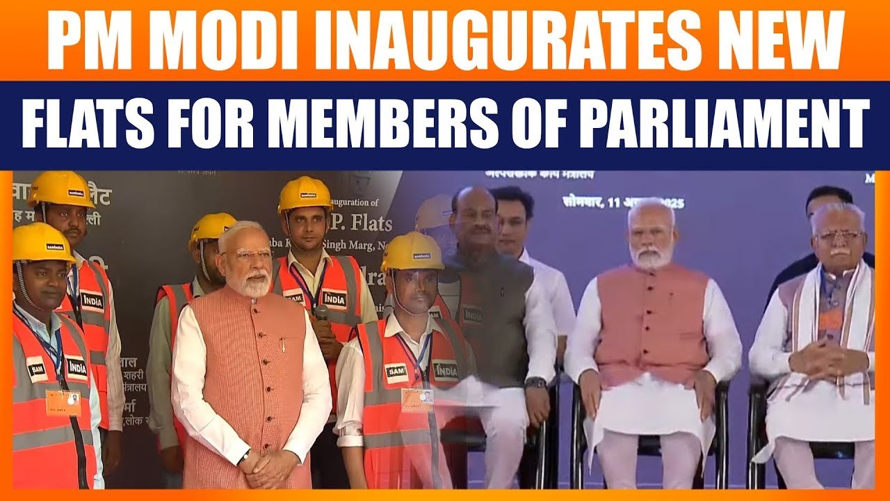 PM Modi Inaugurates 184 New Flats For MPs In New Delhi | News9