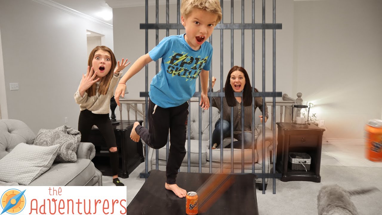 Kick The Can Indoors I That YouTub3 Family The Adventurers