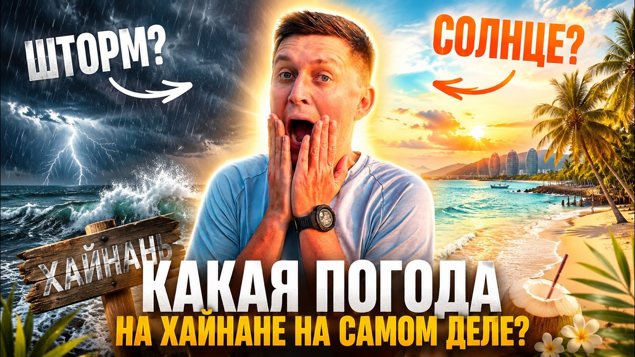 Какая погода на Хайнане? Подробно про каждый месяц!
