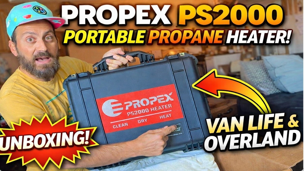 Propex PS2000 Unboxing, Truck Camper Heater