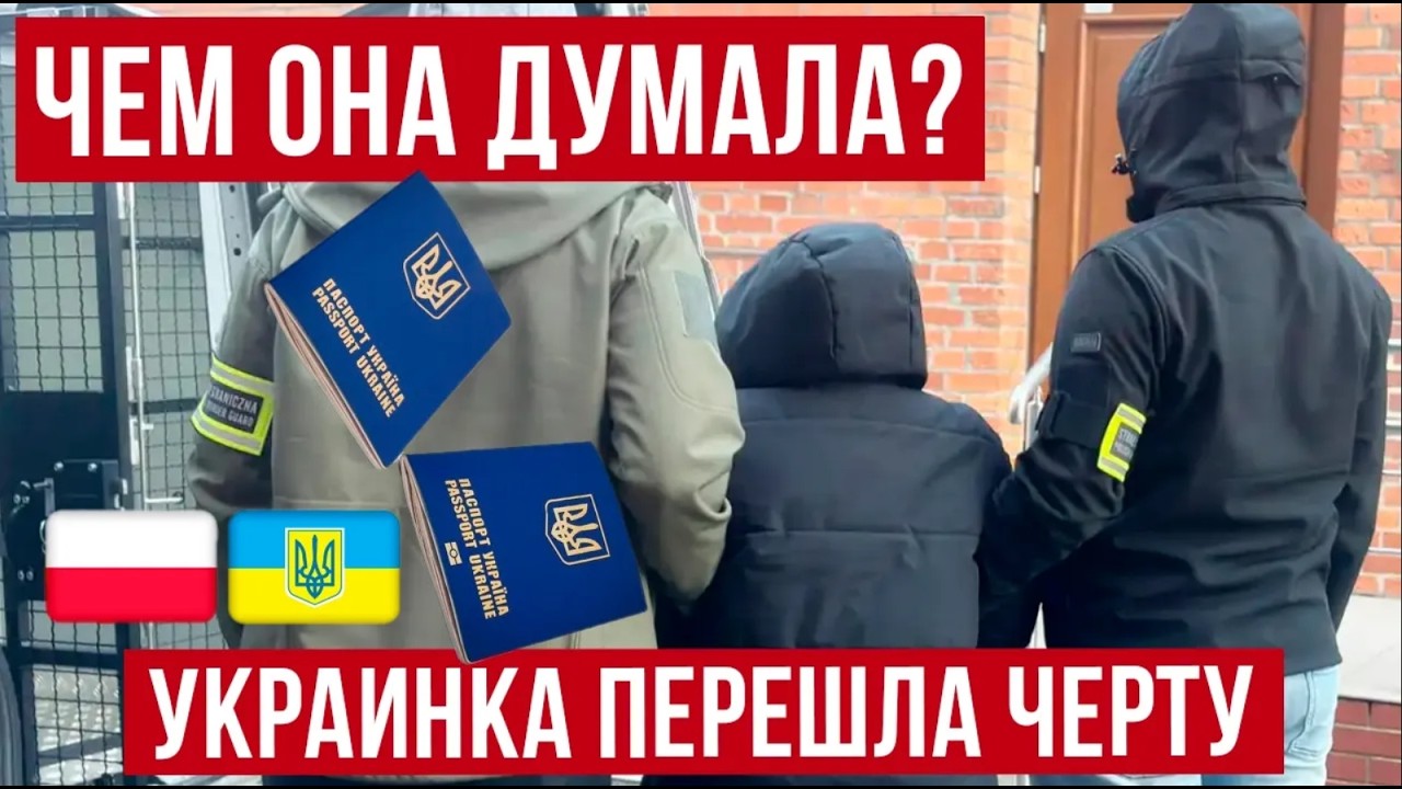 жесть! В Польшу приехала украинка в возрасте и попала в неприятную историю!