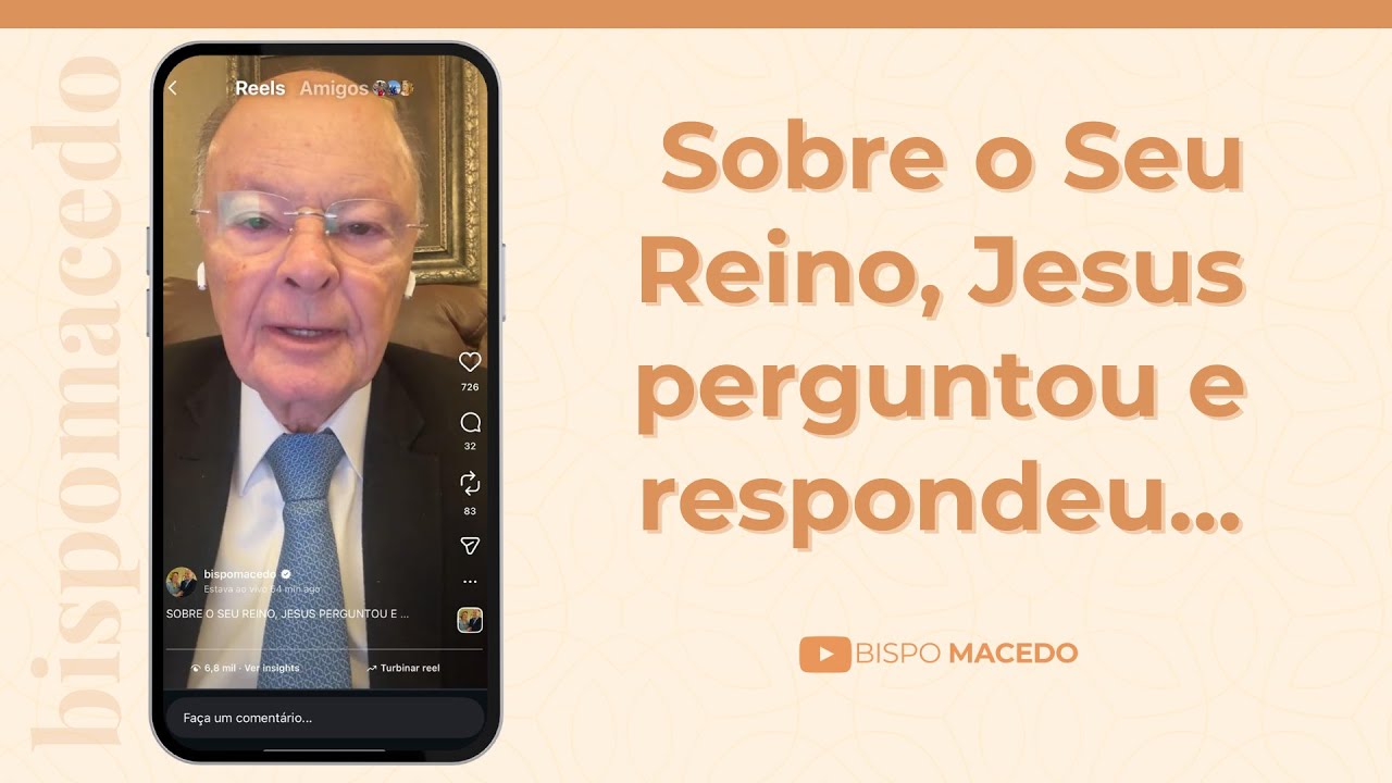 Sobre o Seu Reino, Jesus perguntou e respondeu... - Meditação Matinal 10/01/26