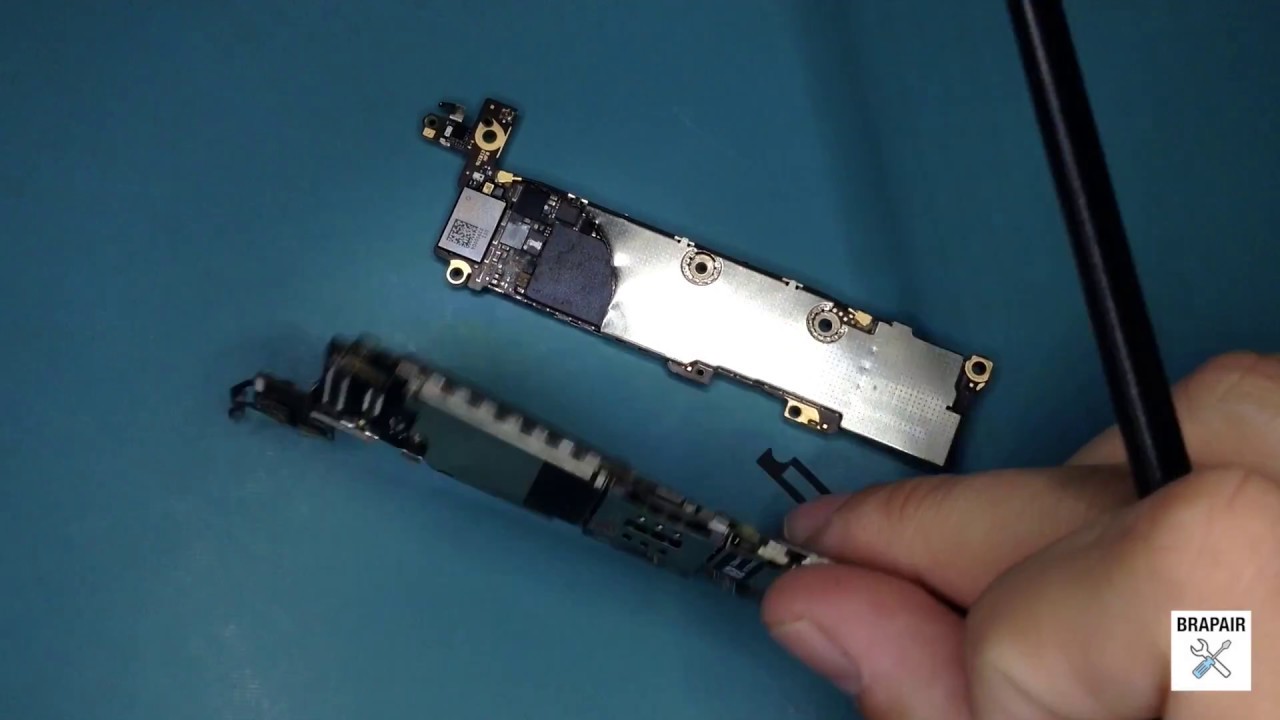 Como tirar e consertar a placa mãe do iPhone 5s
