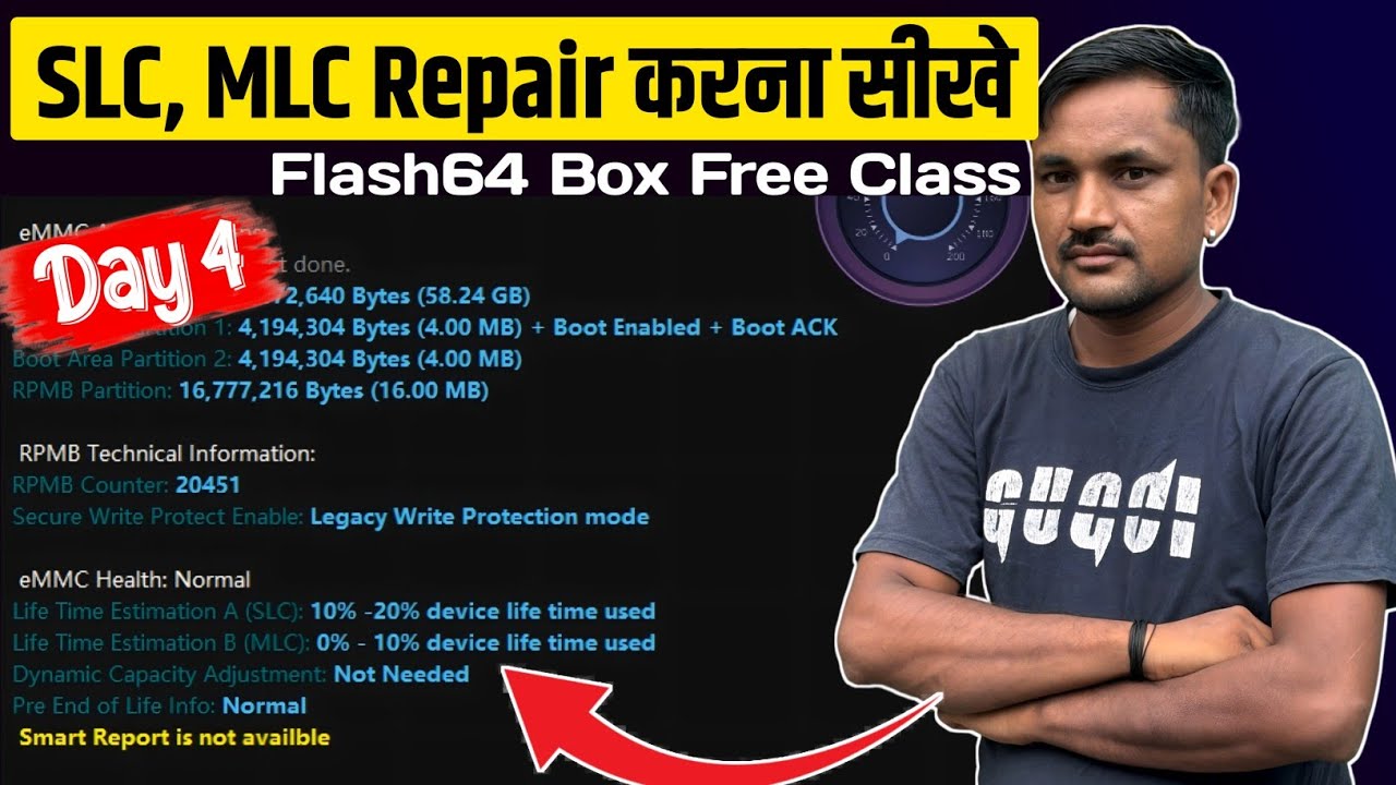 SLC, MLC Repair Flash64 Box | Bad Health Repair Flash64 Box | Emmc Health Repair Flash64 Box