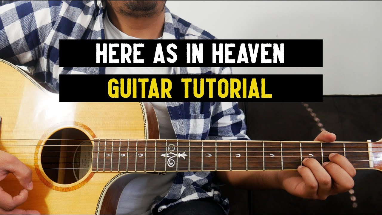 Here As In Heaven I Guitar Tutorial (no capo) I Elevation Worship