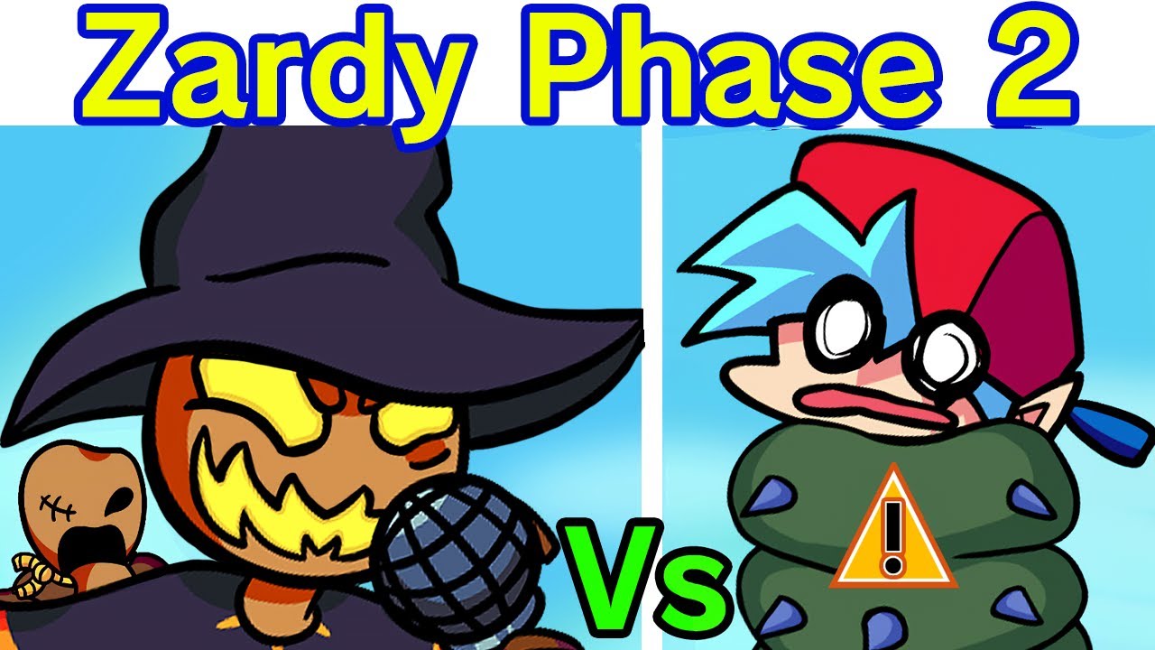 Friday Night Funkin' VS Zardy FULL WEEK 1-2 + Cutscenes (Bushwhack Foolhardy) (FNF Mod/Hard) Phase 2