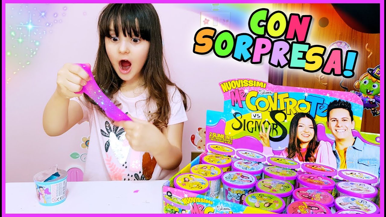 🌈 Slime con sorpresa dei Me Contro Te! 😍