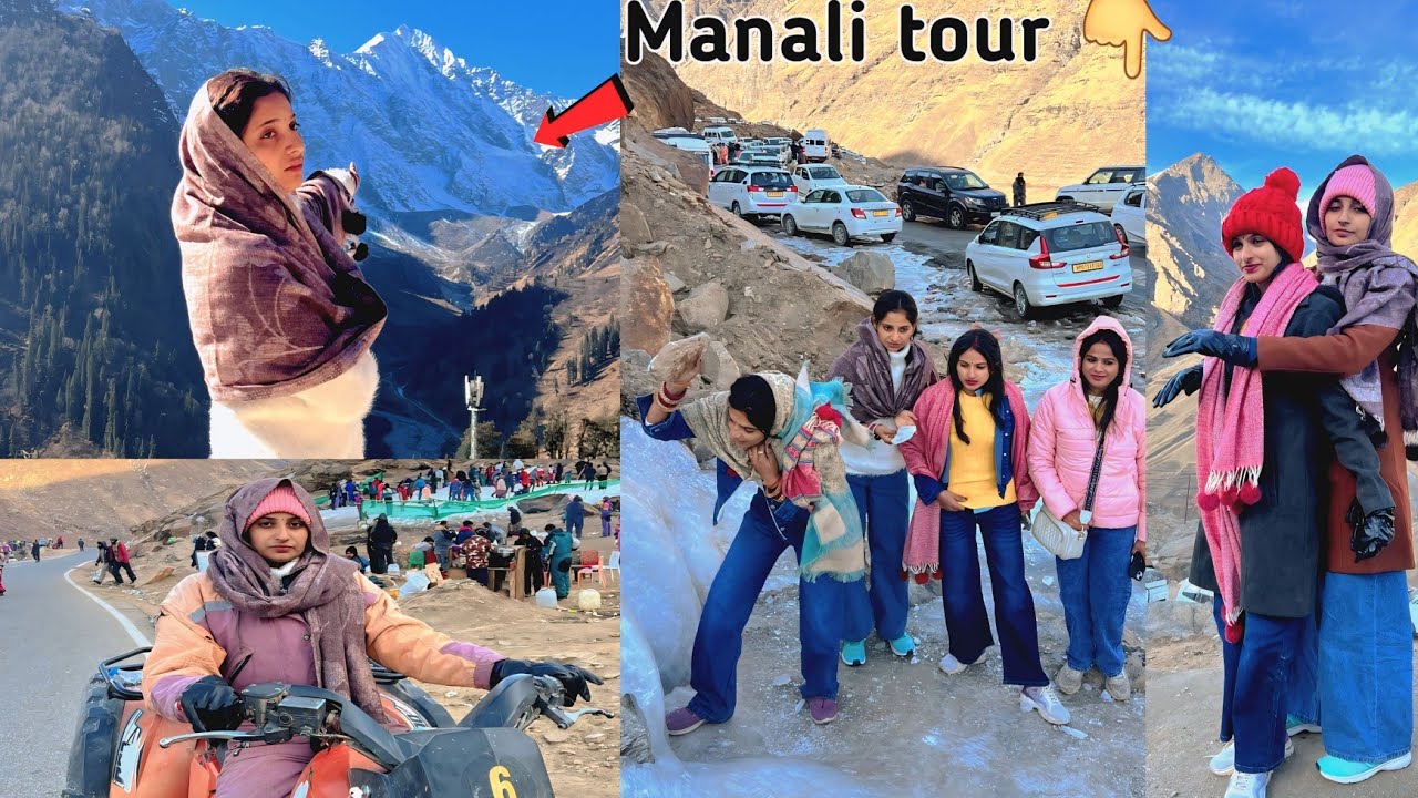 मनाली से रोहितांक बर्फ देखने जा रहे है ll Manali to rohotank ll manali tour 😍