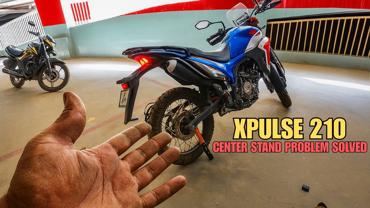 NO MAIN STAND?☹️TRY THIS SMART FIX FOR YOUR BIKE!🤩🏍️
