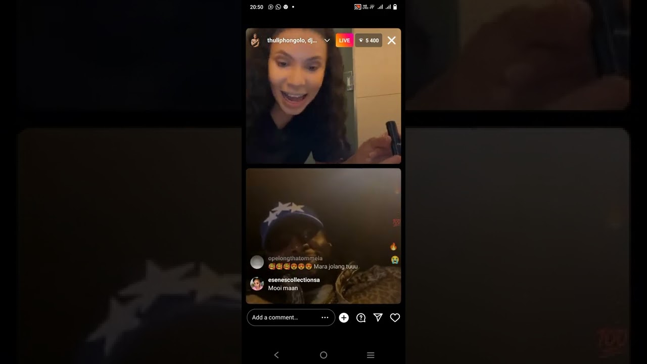 DjMaphorisa live on Instagram with Thuli_P, Thuli is talkative yaz🤣