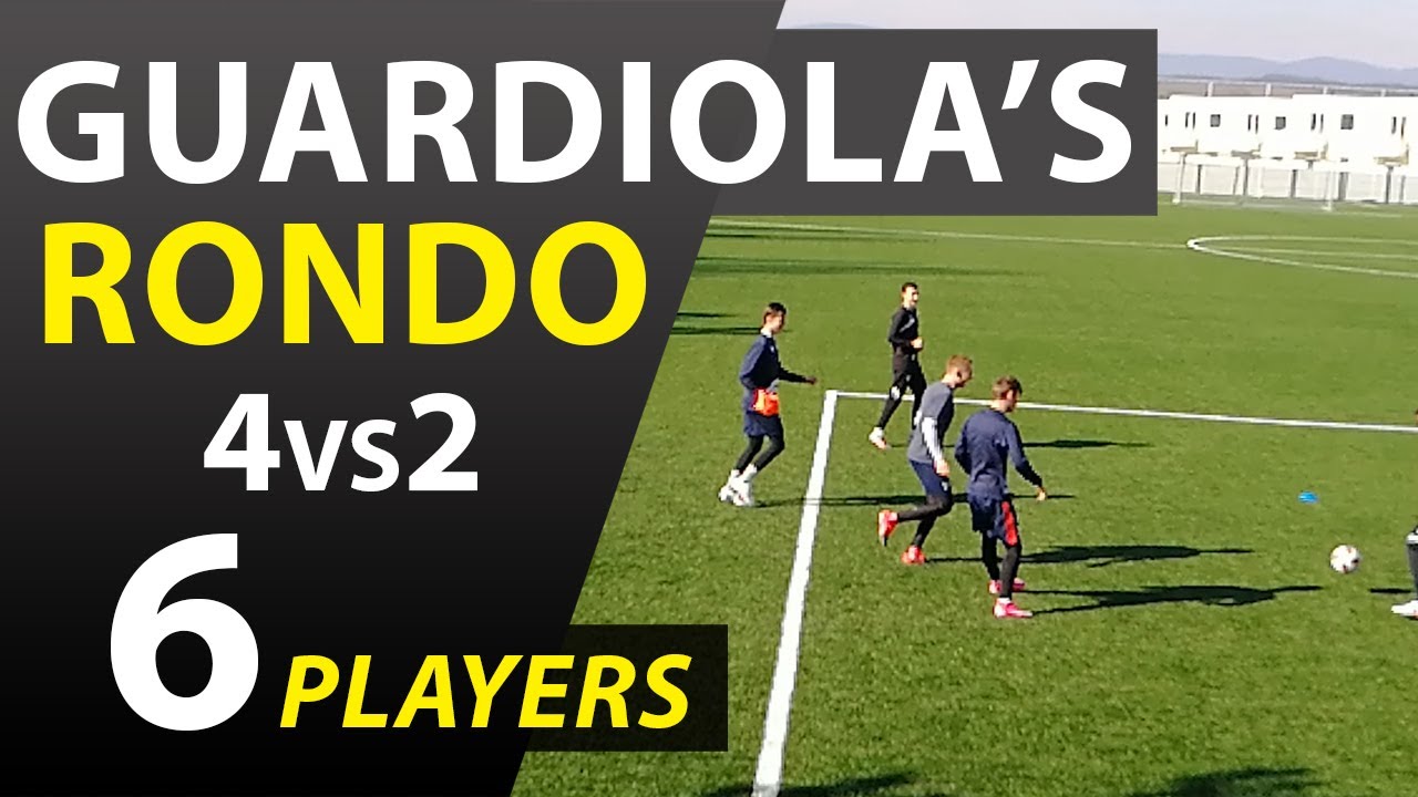 GUARDIOLA'S RONDO 4VS2 | SOCCER RONDO FOR 6 PLAYERS #5