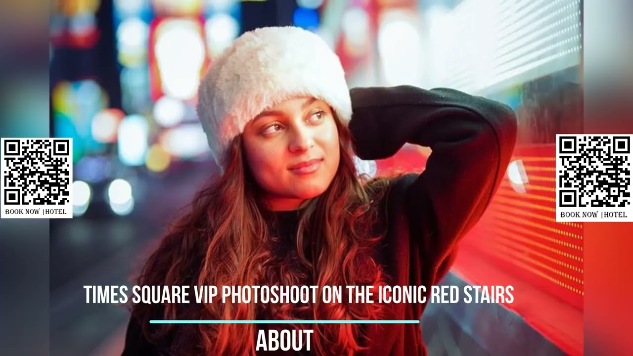 Times Square VIP Photoshoot on the Iconic Red Stairs