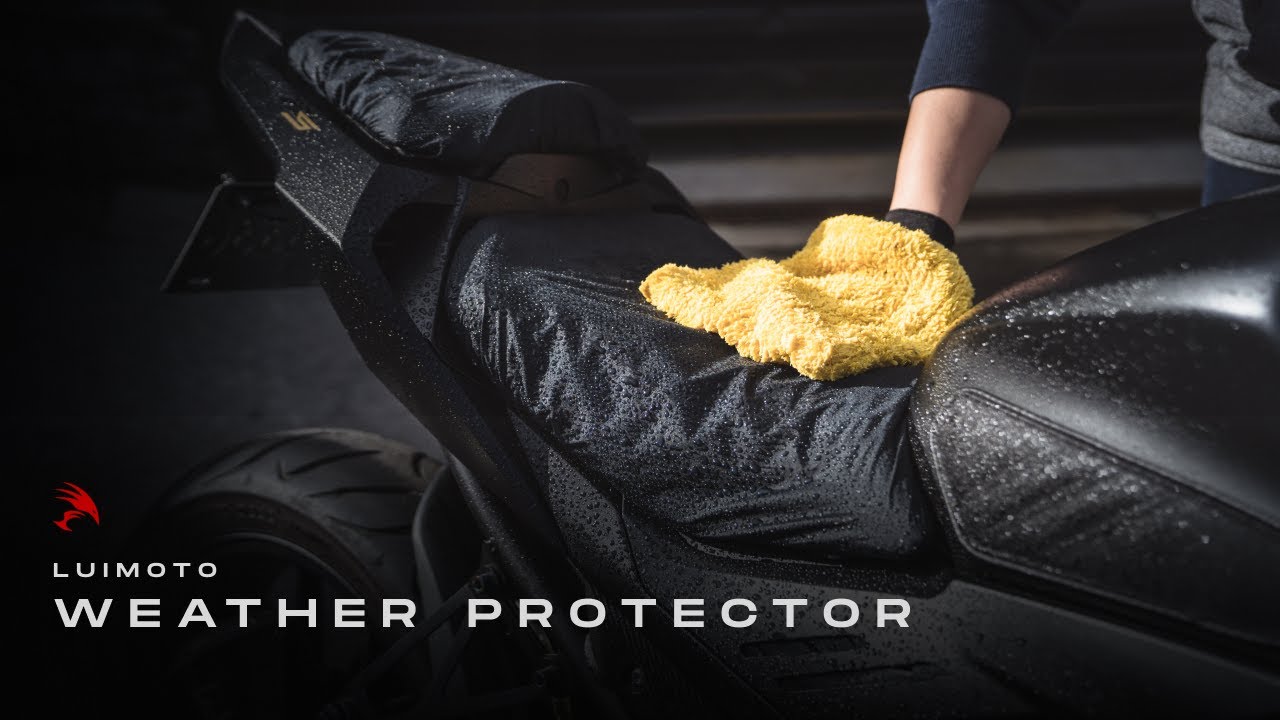 Protect your motorcycle seat with a Weather Protector from Luimoto