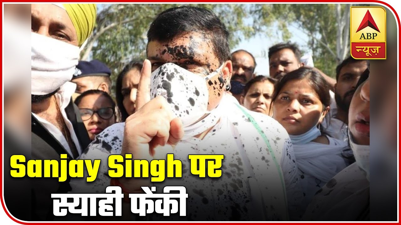 Ground Report: Ink Thrown at AAP's Sanjay Singh in Hathras | ABP News