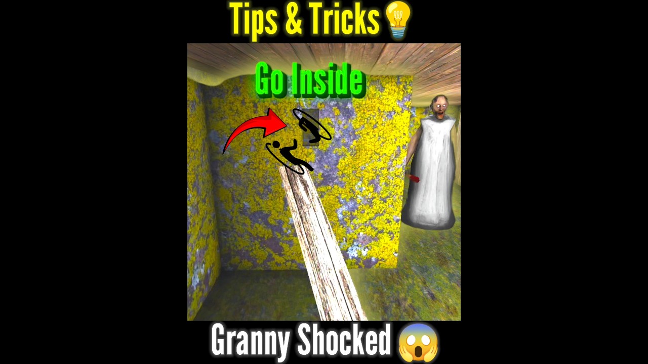Скрытый трюк. Зайдите в комнату жертвы бабушки!💀🔥#granny#grannyglitches#grannygame#granny1
