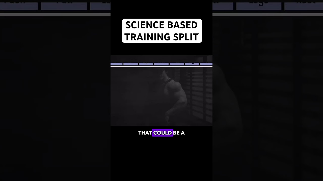 Science Based Training Split #samsulek #jeffnippard #sciencebased #bodybuilding