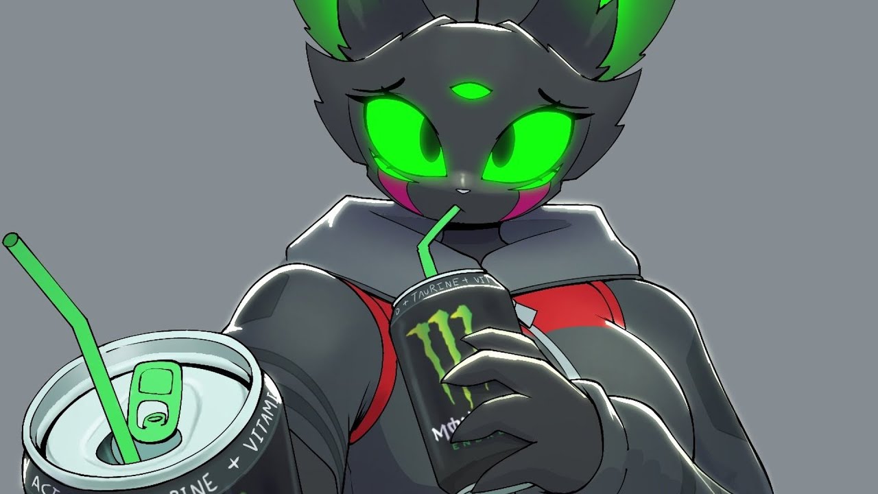 Monster Energy Girl Caffeine Potion | ArzyParzy Comic Dub