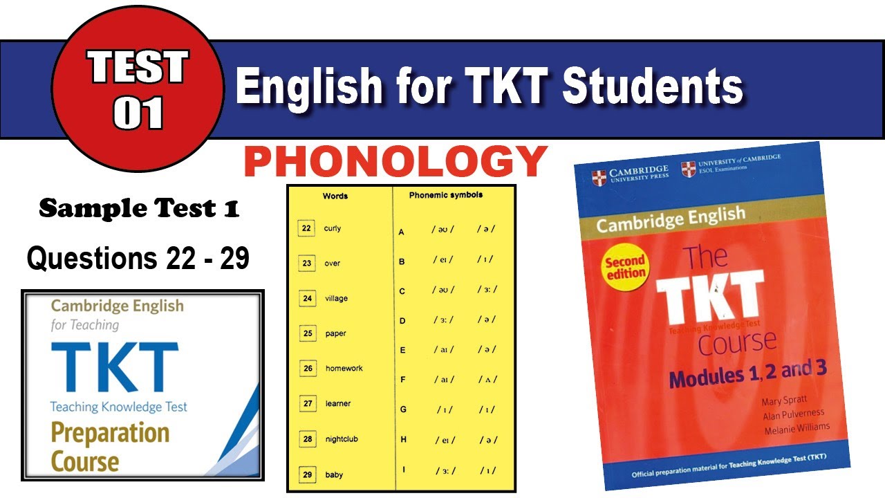 TKT Sample Paper Q 22   29